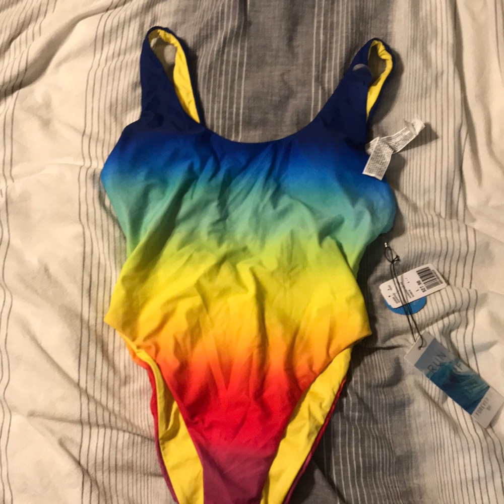 Rainbow swimsuit